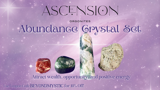 Abundance & Prosperity Crystal Grid Set - For Beginners or Experts - Crystal, Energy Healing