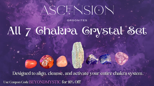 All 7 Chakras Crystal Grid Set - For Beginners or Experts - Crystal, Energy Healing