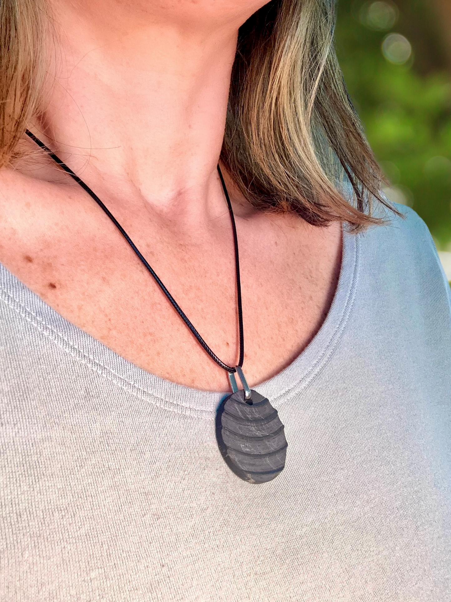 SHUNGITE PENDANTS! HURRY WHILE SUPPLIES LAST! - EMF Protection - Hand Cut Genuine Natural Shungite Pendant High Quality Black Lustrous Gemstone from Russia