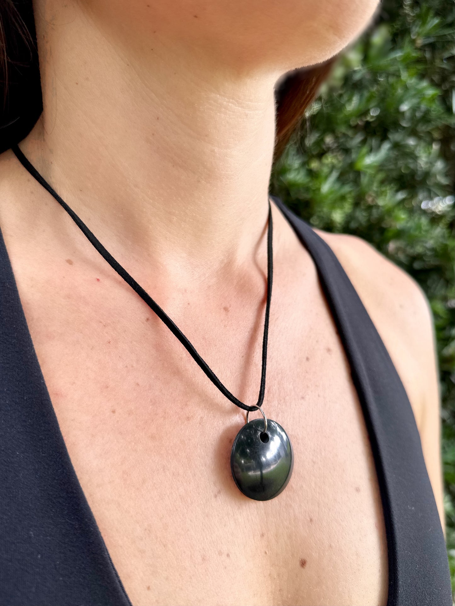 SHUNGITE PENDANTS! HURRY WHILE SUPPLIES LAST! - EMF Protection - Hand Cut Genuine Natural Shungite Pendant High Quality Black Lustrous Gemstone from Russia