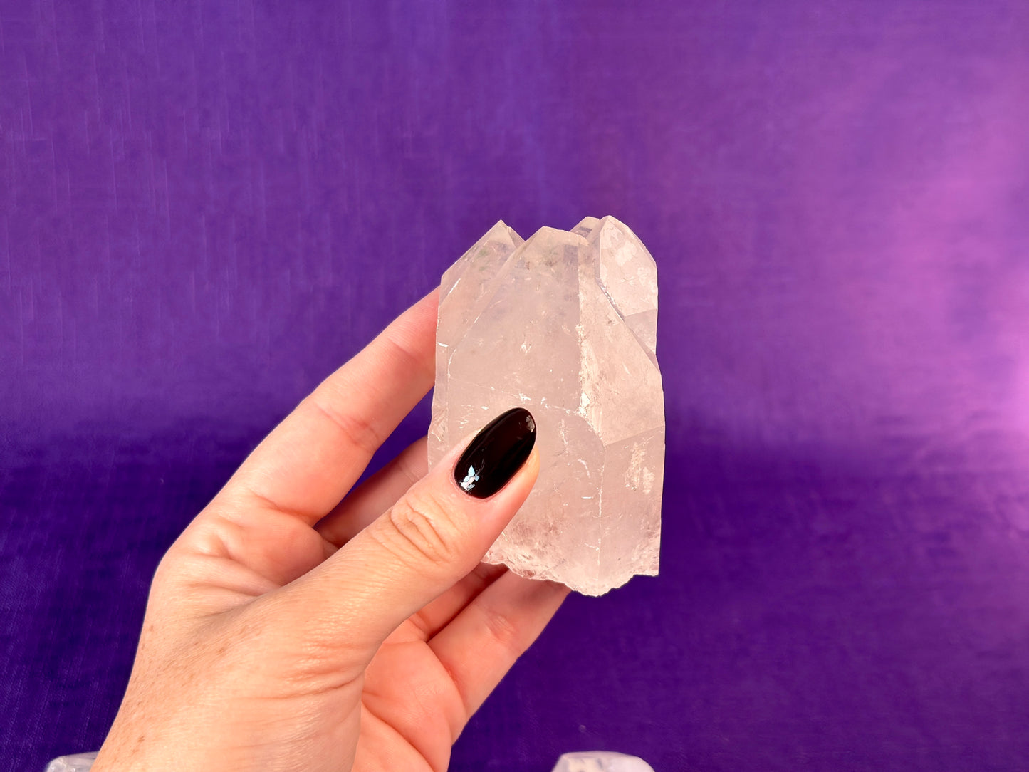 Large Natural Clear Quartz Points, 2 to 6 Inch Quartz Crystals - Grade A