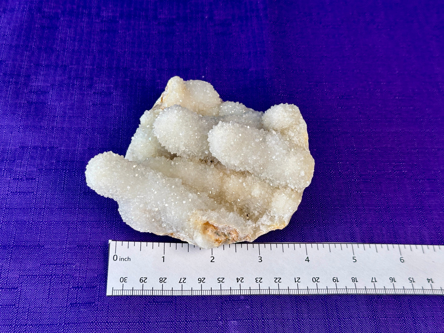 Chalcedony & Crystal Quartz Stalactite 3-8", Natural Quartz on Chalcedony Stalactite Specimen
