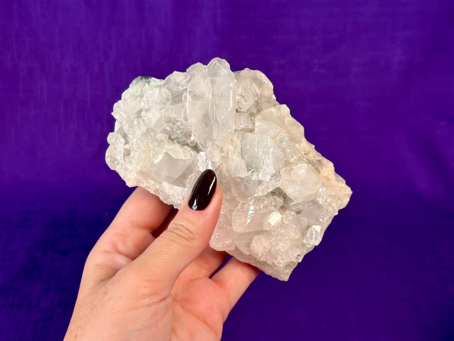 Apophyllite Cluster, Apophyllite Geode, Apophyllite Free Standing