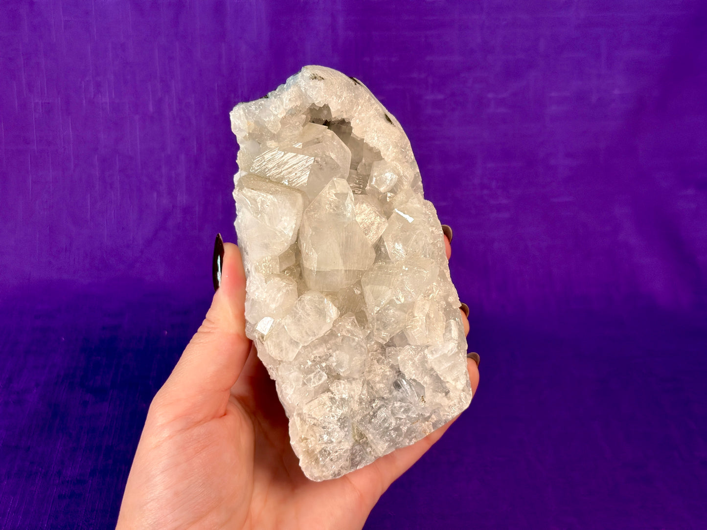 Apophyllite Cluster, Apophyllite Geode, Apophyllite Free Standing