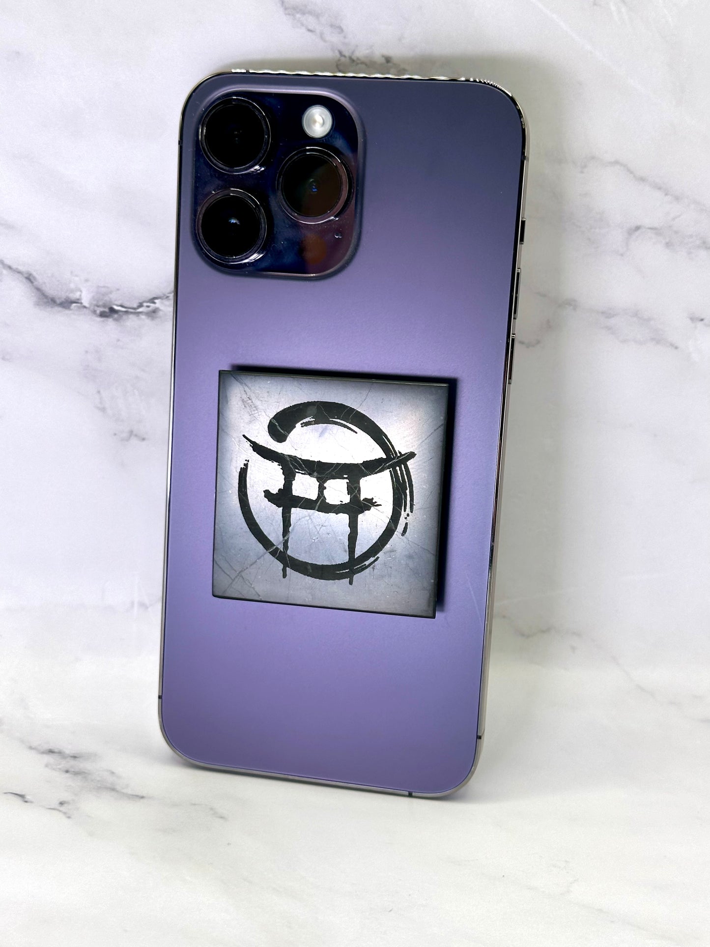 BEYOND MYSTIC SPECIAL EDITION SHUNGITE SQUARE PHONE PLATES! - EMF Protection - Hand Cut Genuine Natural Shungite Phone Plate High Quality Black Lustrous Gemstone from Russia