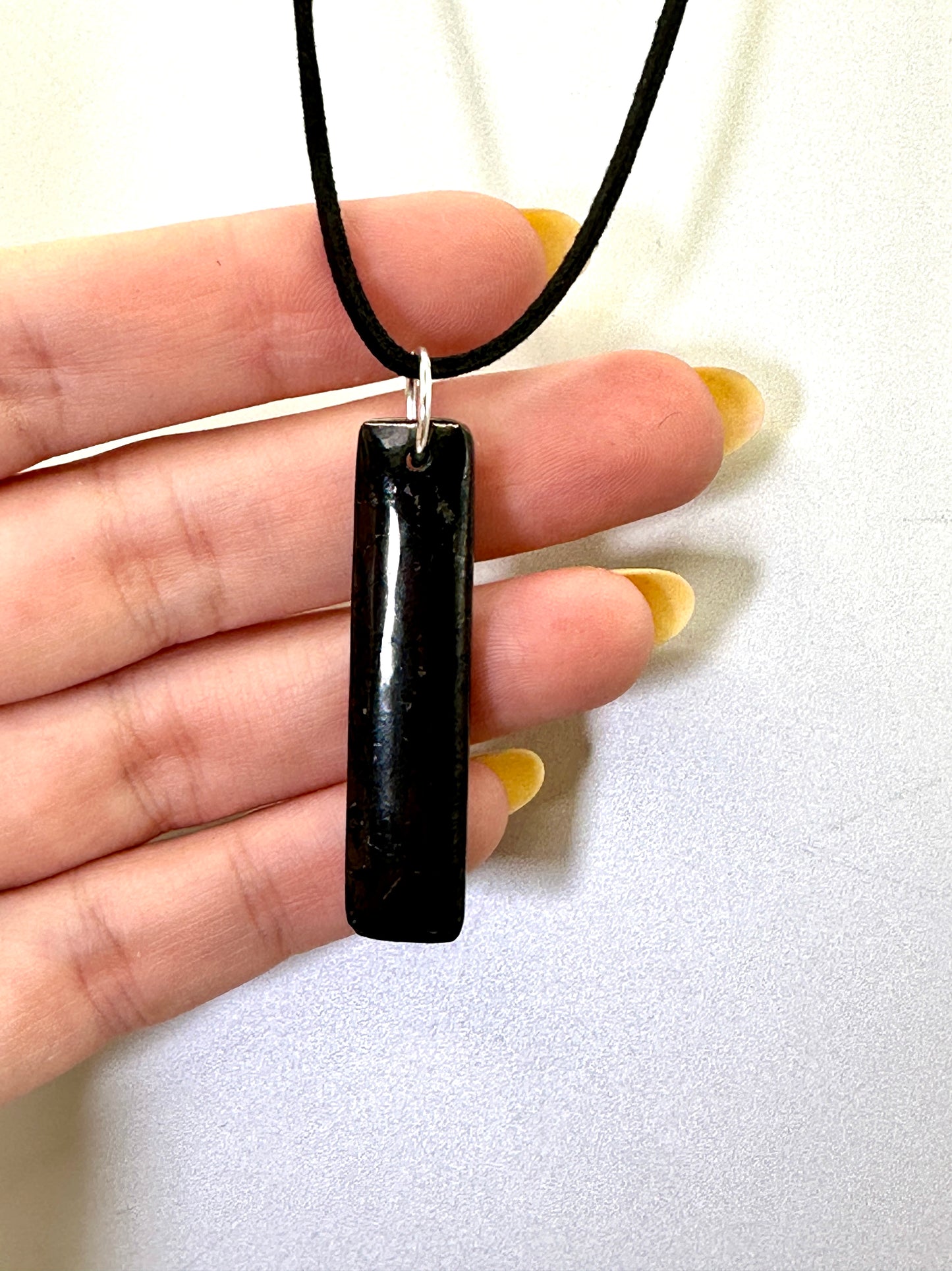 SHUNGITE PENDANTS! HURRY WHILE SUPPLIES LAST! - EMF Protection - Hand Cut Genuine Natural Shungite Pendant High Quality Black Lustrous Gemstone from Russia