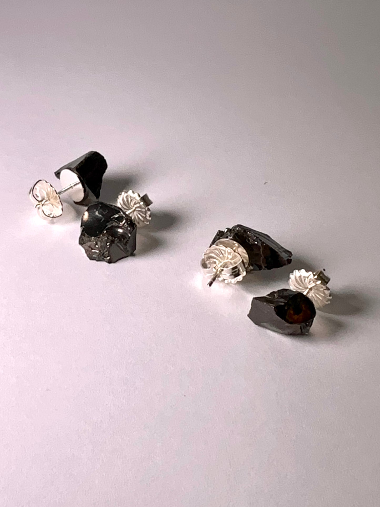 Elite Shungite Handmade Silver Stud Earrings!