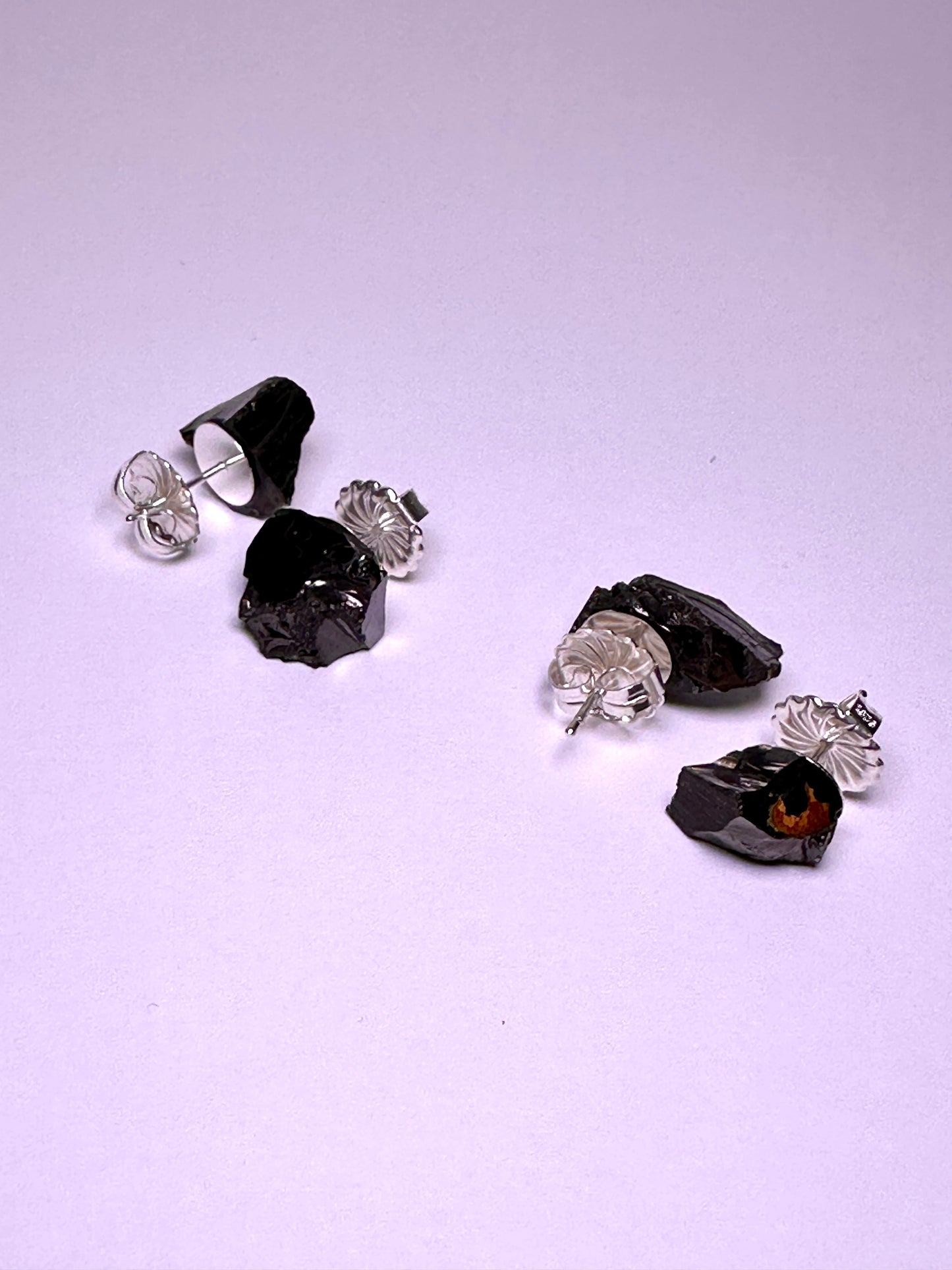 Elite Shungite Handmade Silver Stud Earrings!