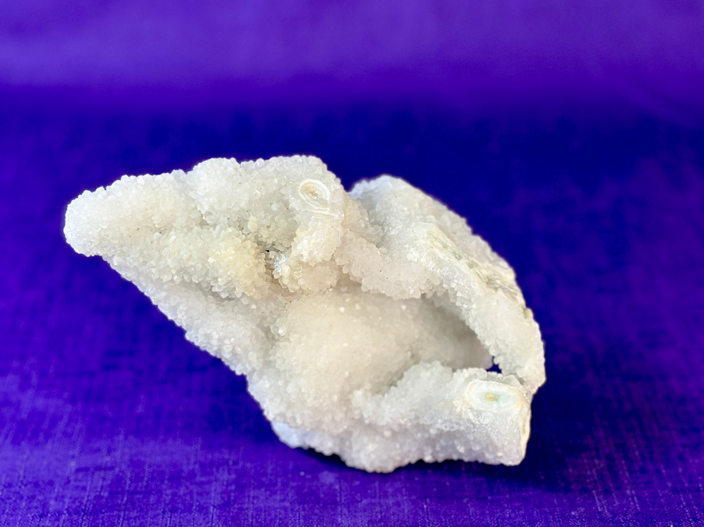 Chalcedony & Crystal Quartz Stalactite 3-8", Natural Quartz on Chalcedony Stalactite Specimen