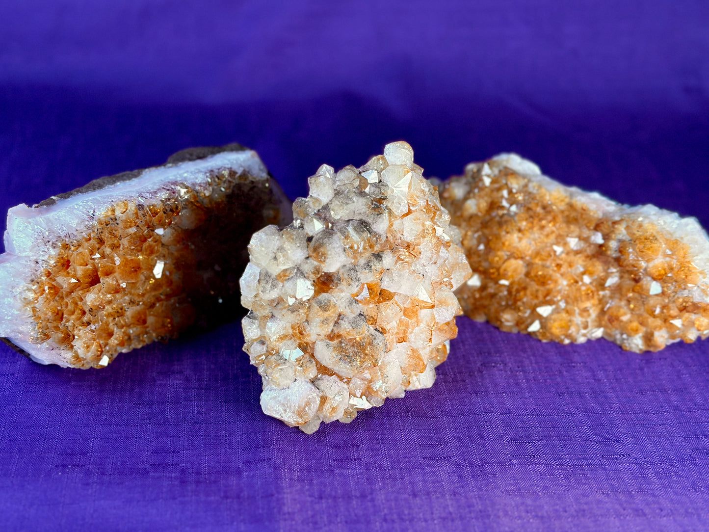 Brazilian Citrine Clusters, Citrine Crystal Clusters, Raw Crystals