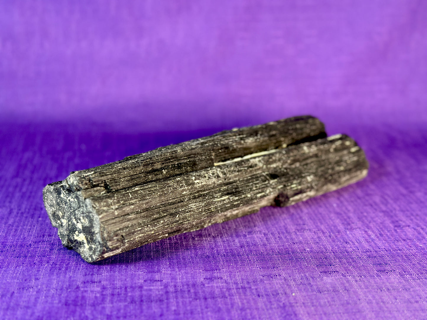 Extra Large Black Tourmaline Chunk / Rod / Log. Natural Rough Black Tourmaline