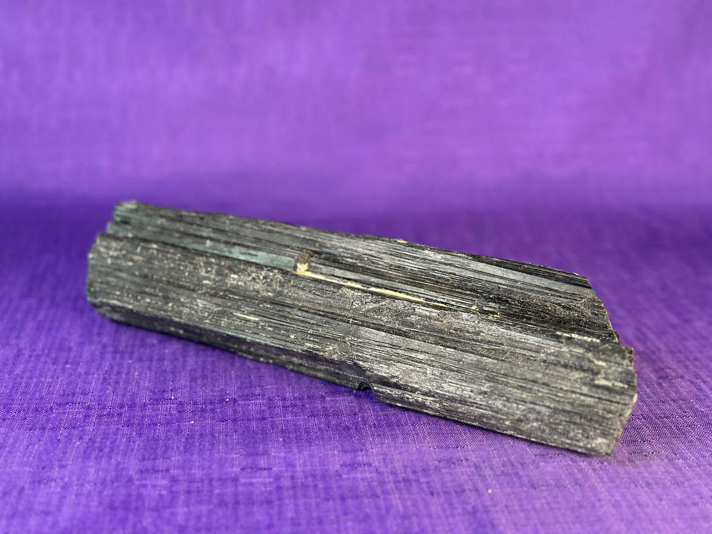 Extra Large Black Tourmaline Chunk / Rod / Log. Natural Rough Black Tourmaline