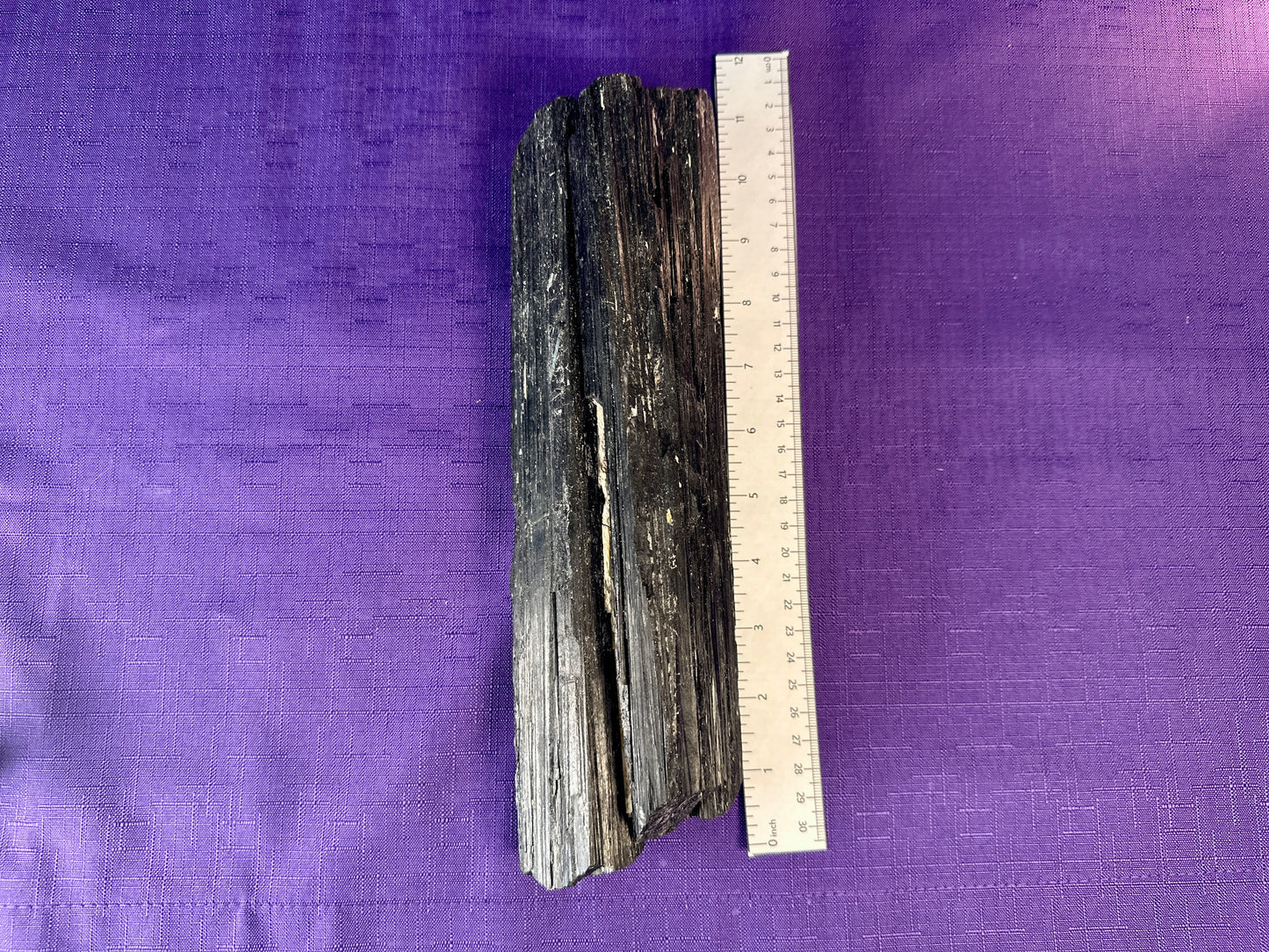 Extra Large Black Tourmaline Chunk / Rod / Log. Natural Rough Black Tourmaline