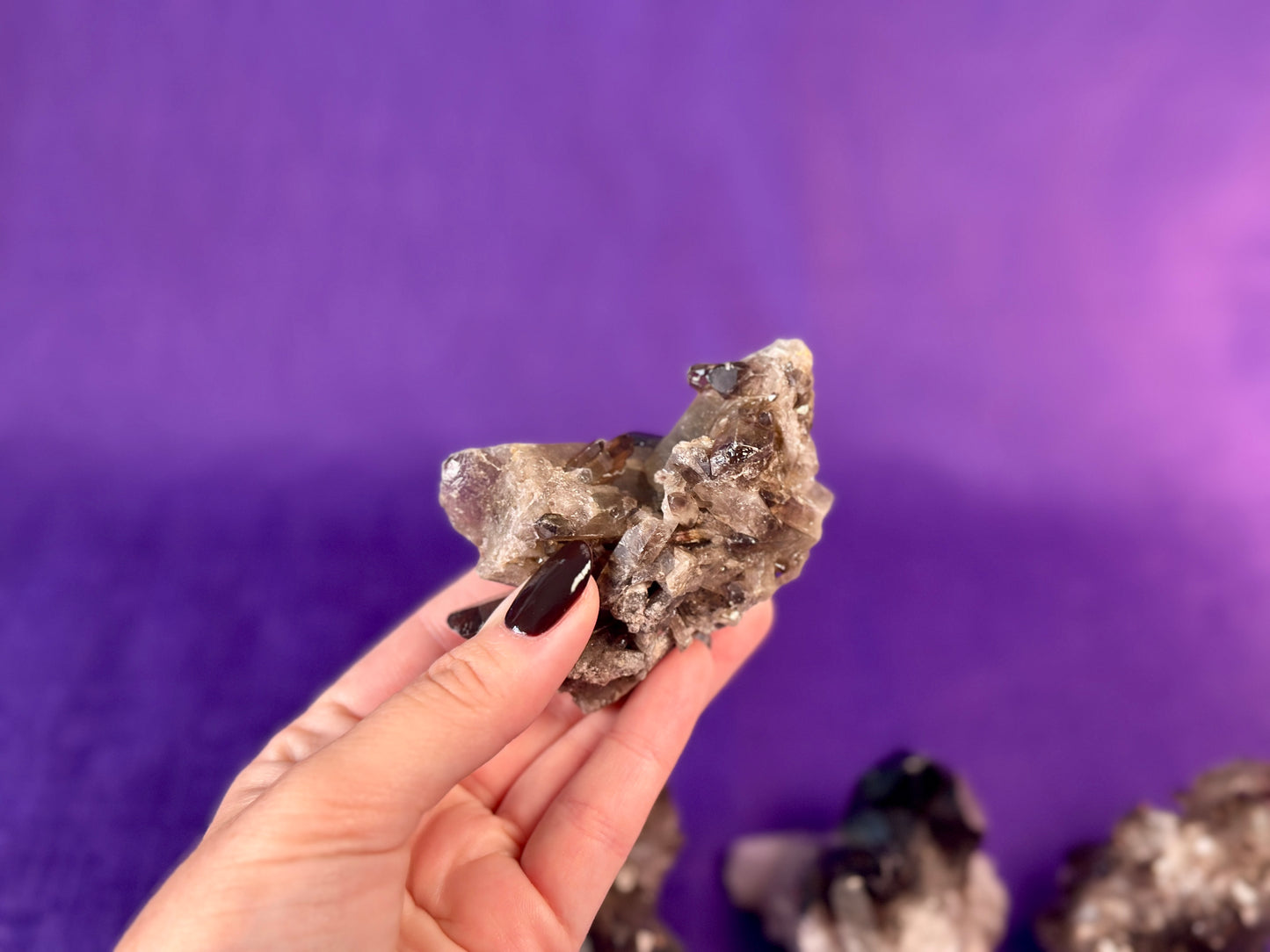 Smoky Quartz Cluster | 2-3" Natural Smoky Quartz Crystals