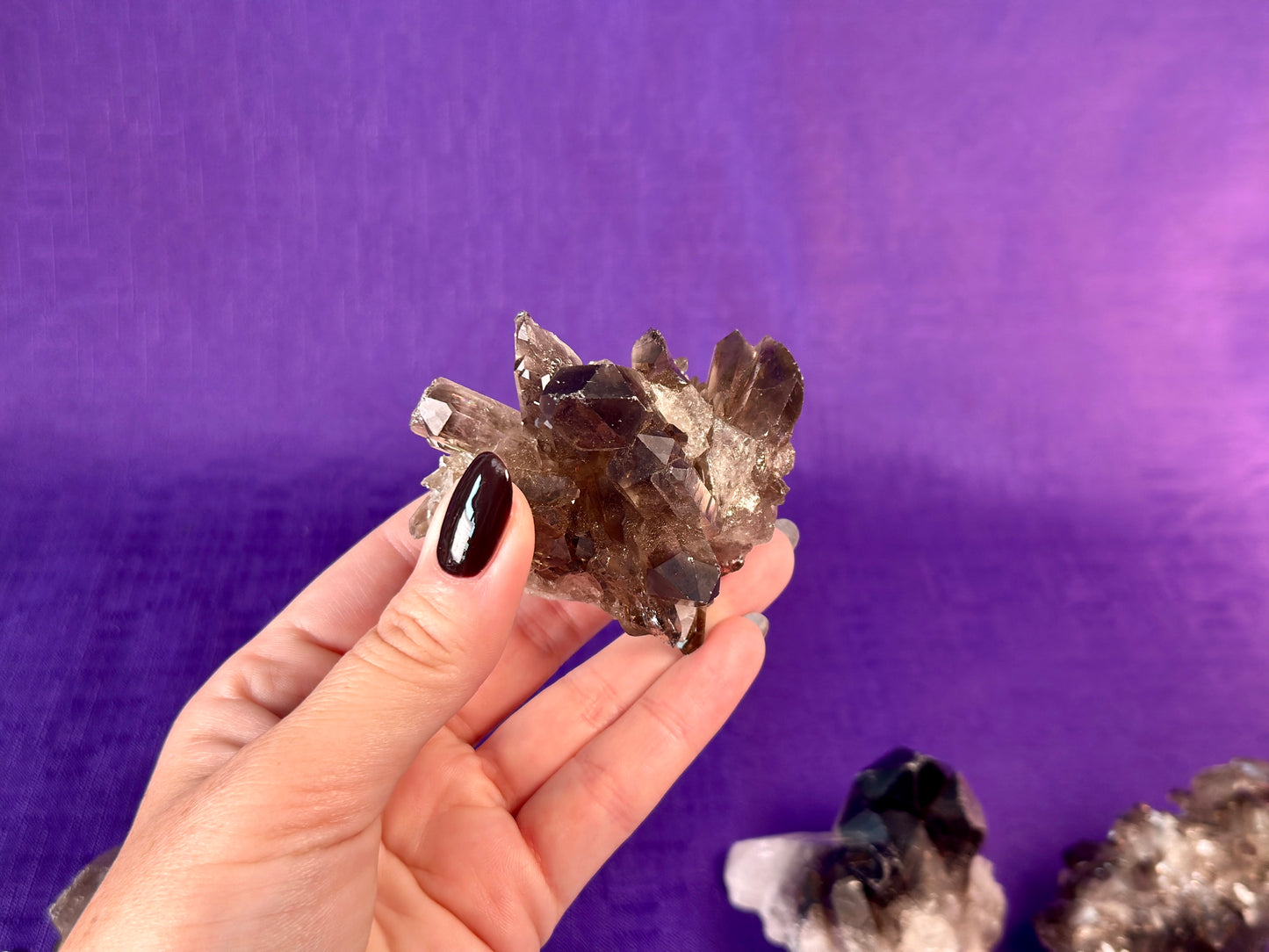 Smoky Quartz Cluster | 2-3" Natural Smoky Quartz Crystals
