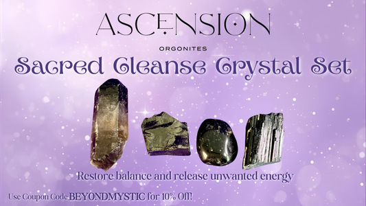 Sacred Cleanse & Protection Crystal Grid Set - For Beginners or Experts - Crystal, Energy Healing