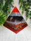 ARCHANGEL URIEL- Orgonite Pyramid - EMF Protector - Hematite, Red Tiger's Eye, Red Jasper, Rutilated Quartz and Aluminum Metals
