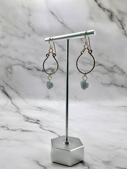 14K Gold Filled Earrings with Gemstones