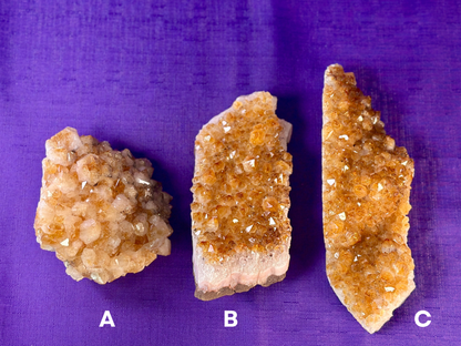 Brazilian Citrine Clusters, Citrine Crystal Clusters, Raw Crystals
