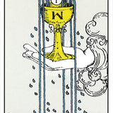 THE ACE OF CUPS - Special Edition Tarot Candle - Natural Soy Candle by Ascension Orgonites
