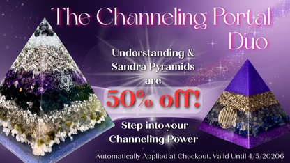 The Channeling Portal Duo - Understanding Orgonite Pyramid & Sandra Orgonite Pyramid - EMF Protection