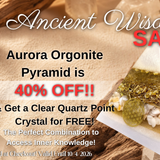 AURORA - Orgonite Pyramid - EMF Protector - White Milky Quartz, Seashell and Brass Metals