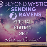 The Beyond Mystic & Sending Ravens Special Edition Candle Set of 2 - Natural Soy Candles  by Ascension Orgonites