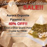 AURORA - Orgonite Pyramid - EMF Protector - White Milky Quartz, Seashell and Brass Metals