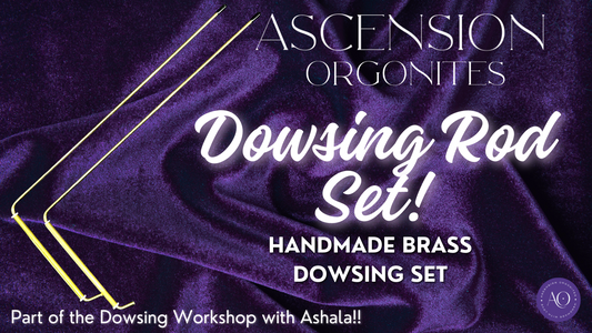 Downsing Rod Set - Handmade Brass Set for Dowsing!