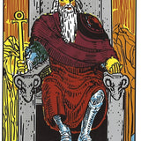 THE EMPEROR CARD - Special Edition Tarot Candle - Natural Soy Candle by Ascension Orgonites