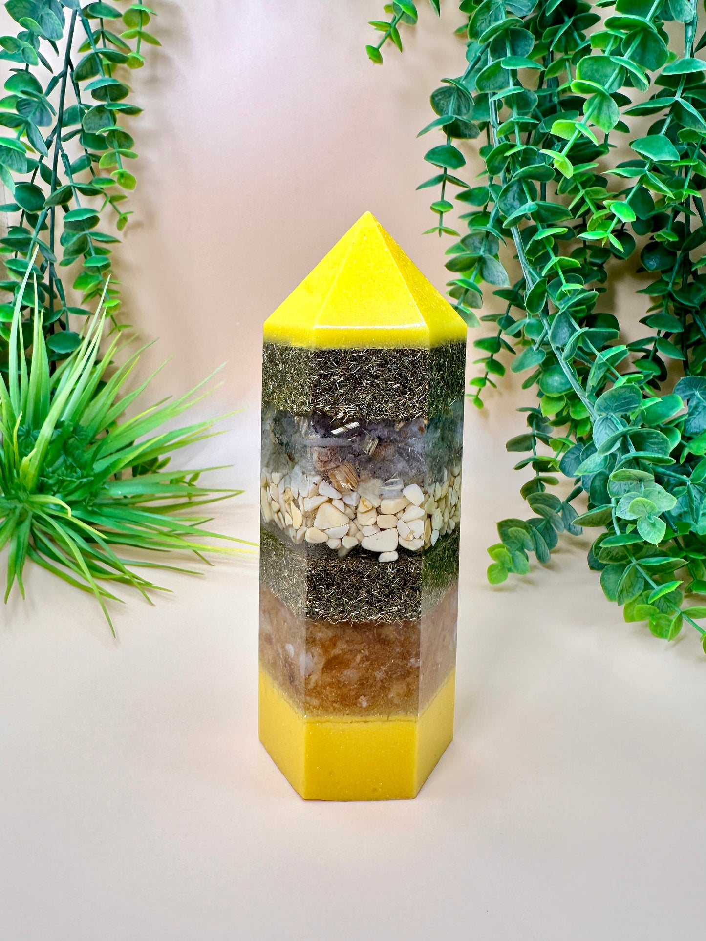 FENG SHUI BAGUA ORGONITE TOWER SET - EMF Protector - Feng Shui Towers