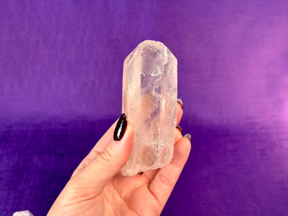 Large Natural Clear Quartz Points, 2 to 6 Inch Quartz Crystals - Grade A