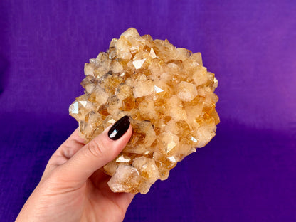 Brazilian Citrine Clusters, Citrine Crystal Clusters, Raw Crystals