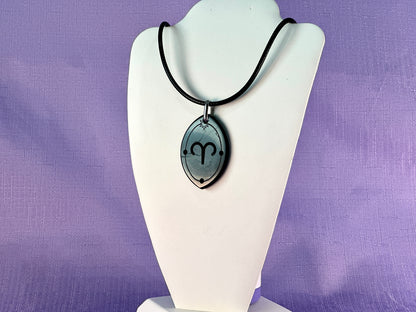 ASTROLOGY SHUNGITE PENDANTS! - EMF Protection - Hand Cut Genuine Natural Shungite Pendant High Quality Black Lustrous Gemstone from Russia