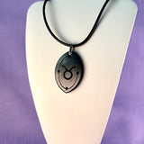 ASTROLOGY SHUNGITE PENDANTS! - EMF Protection - Hand Cut Genuine Natural Shungite Pendant High Quality Black Lustrous Gemstone from Russia