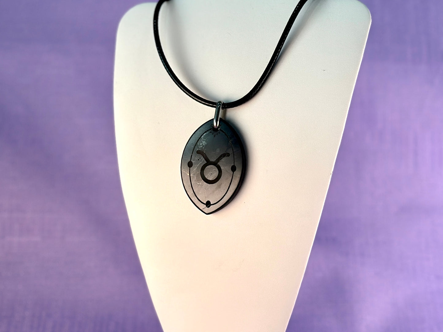 ASTROLOGY SHUNGITE PENDANTS! - EMF Protection - Hand Cut Genuine Natural Shungite Pendant High Quality Black Lustrous Gemstone from Russia