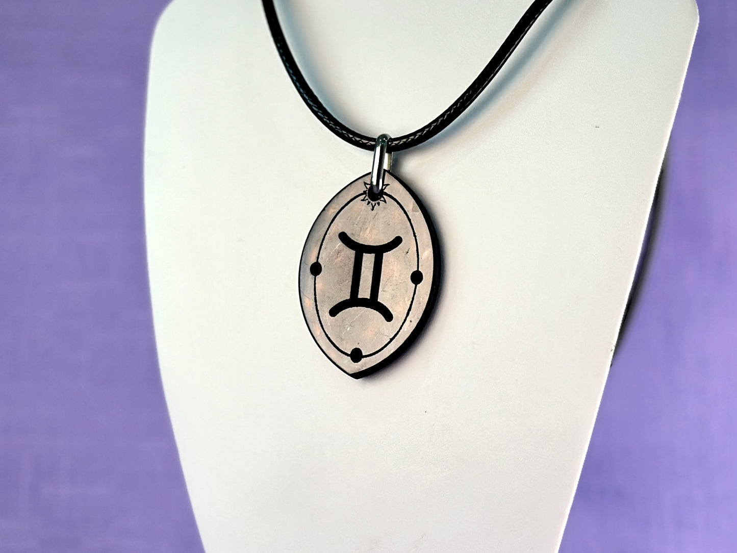 ASTROLOGY SHUNGITE PENDANTS! - EMF Protection - Hand Cut Genuine Natural Shungite Pendant High Quality Black Lustrous Gemstone from Russia