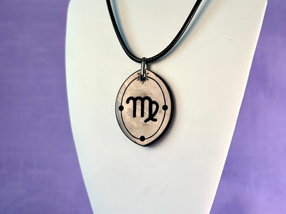 ASTROLOGY SHUNGITE PENDANTS! - EMF Protection - Hand Cut Genuine Natural Shungite Pendant High Quality Black Lustrous Gemstone from Russia