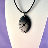 ASTROLOGY SHUNGITE PENDANTS! - EMF Protection - Hand Cut Genuine Natural Shungite Pendant High Quality Black Lustrous Gemstone from Russia
