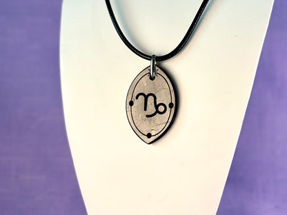 ASTROLOGY SHUNGITE PENDANTS! - EMF Protection - Hand Cut Genuine Natural Shungite Pendant High Quality Black Lustrous Gemstone from Russia