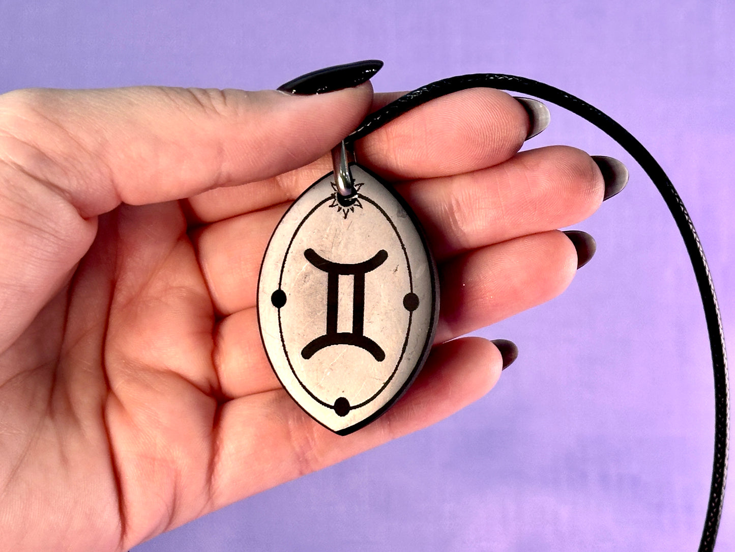 ASTROLOGY SHUNGITE PENDANTS! - EMF Protection - Hand Cut Genuine Natural Shungite Pendant High Quality Black Lustrous Gemstone from Russia