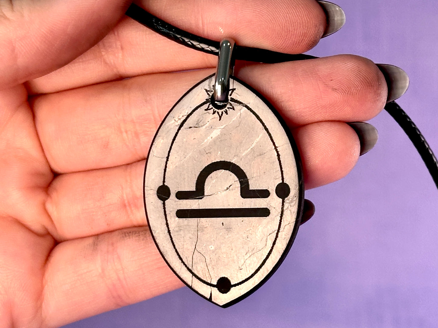 ASTROLOGY SHUNGITE PENDANTS! - EMF Protection - Hand Cut Genuine Natural Shungite Pendant High Quality Black Lustrous Gemstone from Russia