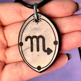 ASTROLOGY SHUNGITE PENDANTS! - EMF Protection - Hand Cut Genuine Natural Shungite Pendant High Quality Black Lustrous Gemstone from Russia