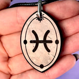 ASTROLOGY SHUNGITE PENDANTS! - EMF Protection - Hand Cut Genuine Natural Shungite Pendant High Quality Black Lustrous Gemstone from Russia