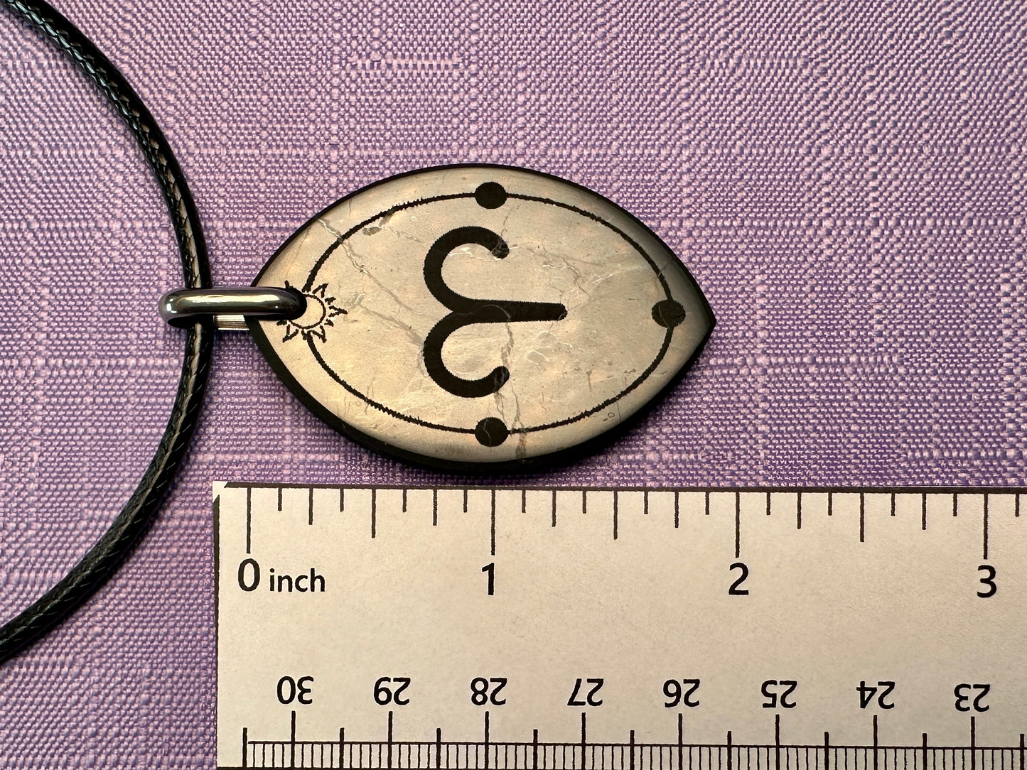 ASTROLOGY SHUNGITE PENDANTS! - EMF Protection - Hand Cut Genuine Natural Shungite Pendant High Quality Black Lustrous Gemstone from Russia