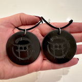 BEYOND MYSTIC SPECIAL EDITION SHUNGITE PENDANTS! - EMF Protection - Hand Cut Genuine Natural Shungite Pendant High Quality Black Lustrous Gemstone from Russia