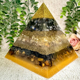 Beyond Mystic & Sending Ravens Bookends Special Edition Set! - Orgonite Pyramids - EMF Protector