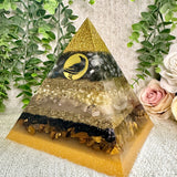 Beyond Mystic & Sending Ravens Bookends Special Edition Set! - Orgonite Pyramids - EMF Protector