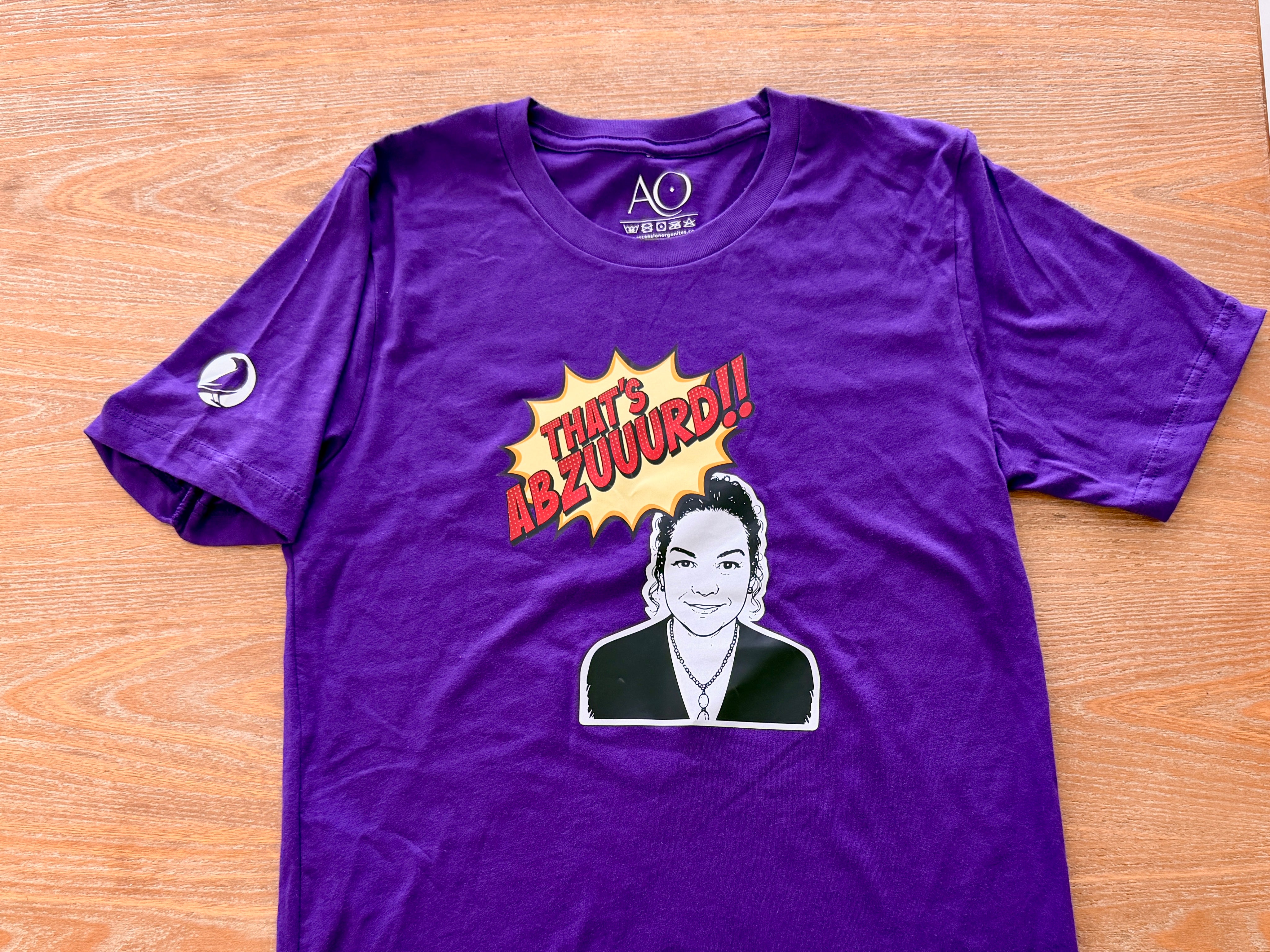 Sending Ravens "THAT'S ABZUURD!" Special Edition Unisex T-Shirt - Purple