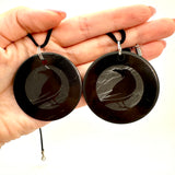 SENDING RAVENS SPECIAL EDITION SHUNGITE PENDANTS! - Available Now! - EMF Protection - Hand Cut Genuine Natural Shungite Pendant High Quality Black Lustrous Gemstone from Russia